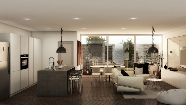 Sala comedor vivienda residencial