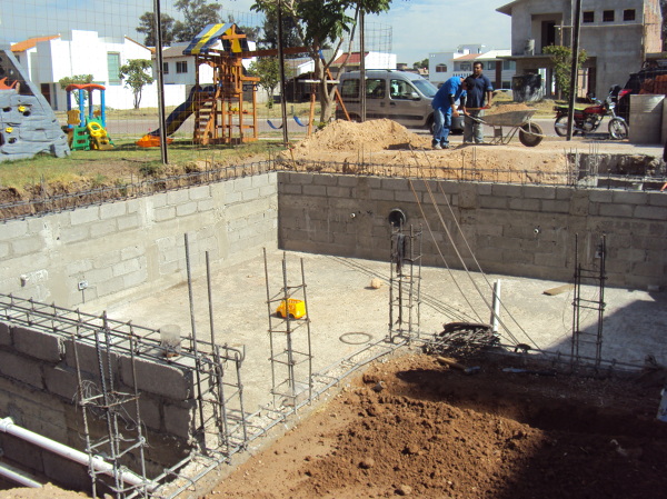 Trabajos para la realización de alberca