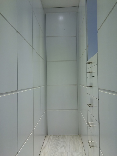 Vestidor terminado  en "U"