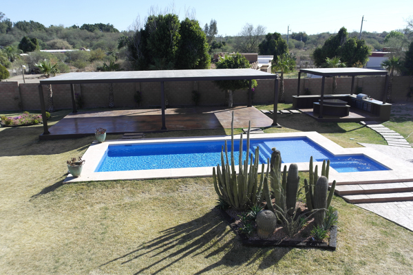 Vista de Palapa y Alberca