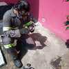 4.- Soladadura de purga a bomba de agua.