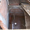 area escalera en obra negra