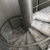 Barandal y escalera curva
