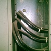 Cables antes de limpieza