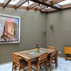 Centro de Mesa y Kokedamas Colgantes en Veranda
