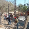 cimentación de área de dormitorios