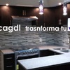 COCINA CON GRANITO Y LUZ LED