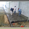Colocación de concreto en piso