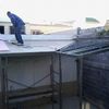 Colocación de estructura para el área de gimnasio