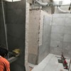 Colocación de losetas en muros.