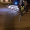 COLOCACION DE MOLDE PARA ESTAMPAR EL PISO