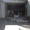Colocacion de piso en area bbq
