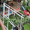 Colocación de ventana de herrería