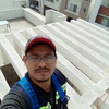 Columnas de Dens Glass en terraza