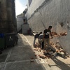 Demolición de muro existente y excavación para cimentación