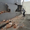 Demolición de muro existente y excavación para cimentación