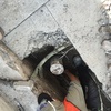 Demolición de muro existente y excavación para cimentación