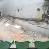 Demolición de muro existente y excavación para cimentación
