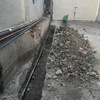 Demolición de muro existente y excavación para cimentación