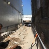 Demolición de muro existente y excavación para cimentación