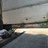 Demolición de muro existente y excavación para cimentación