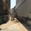 Demolición de muro existente y excavación para cimentación
