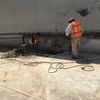 Demolición de muro existente y excavación para cimentación