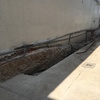 Demolición de muro existente y excavación para cimentación