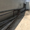 Demolición de muro existente y excavación para cimentación