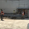 Demolición de muro existente y excavación para cimentación