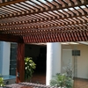 Detalle de pérgola.