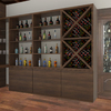 Diseño en render de mueble para bar