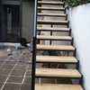 Escalones de madera