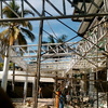 estructura para comedor del hotel