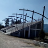 estructura para sombra de gradas
