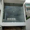 Fachada fija de cristal templado