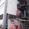 FACHADA LADO IZQUIERDO PRIMER MANO