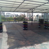 Impermeabilización con Prefabricado Copernit Italiano con gravilla roja en Azotea de Edificio.