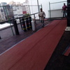 Impermeabilización con Prefabricado Copernit Italiano con gravilla roja en Azotea de Edificio.