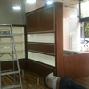 Instalación de mobiliario.