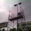 Instalación de lámparas urbanas
