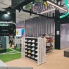Interior de tienda deportiva
