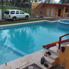 Jacuzzi con derrame tipo cascada