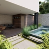 Jacuzzi terraza bar