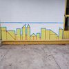 Juego didáctico en muro