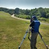 levantamiento de campo de golf