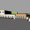 Modelado 3D de proyecto de mejoramiento de imagen urbana.