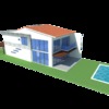 Modelado 3D y visualización rápida de proyecto de casa-habitación.