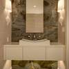 mueble con cubierta para baño