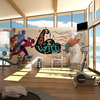 Mural para gimnasio